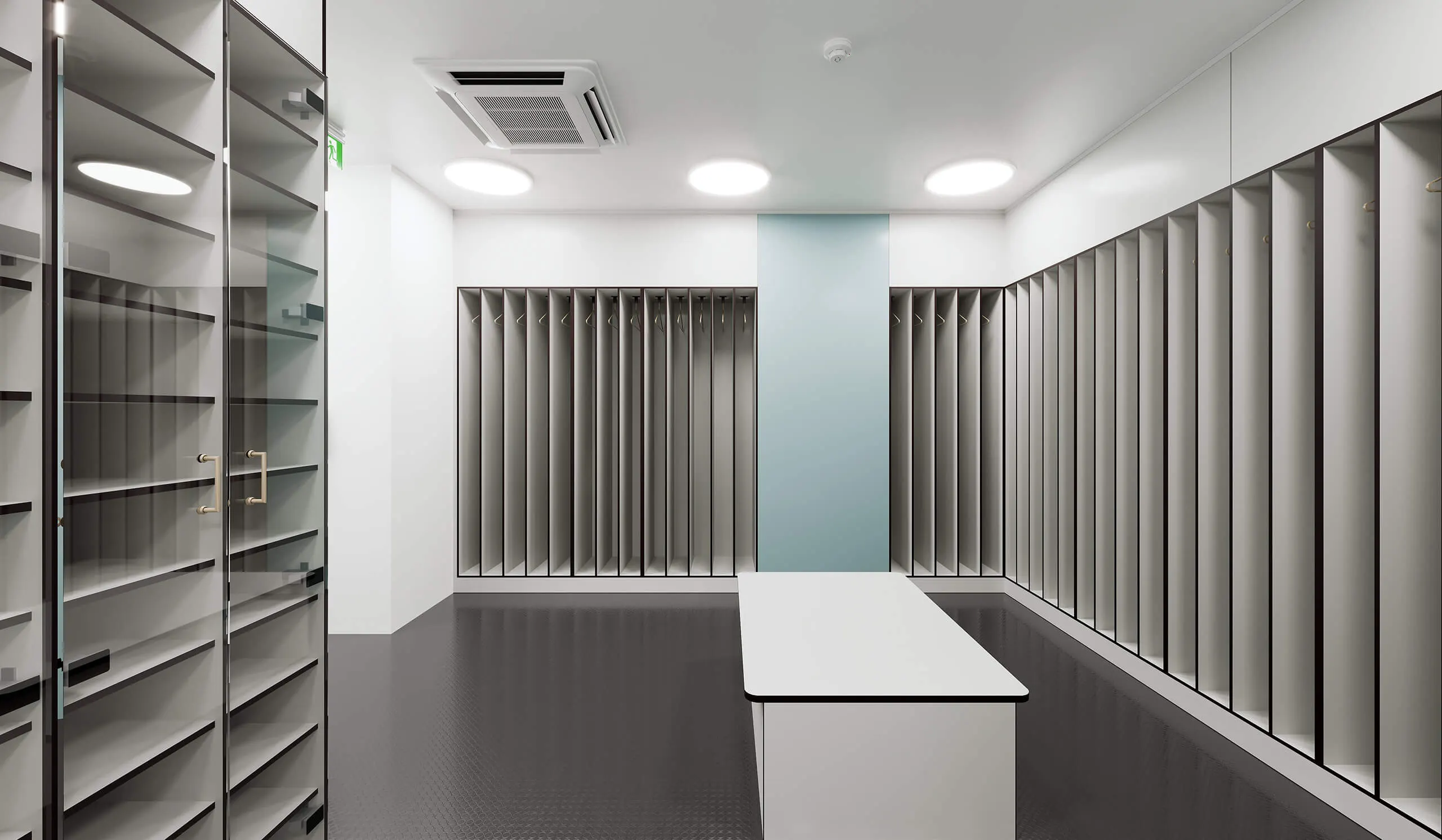 Staff airlocks. More than just a functional entrance and exit.