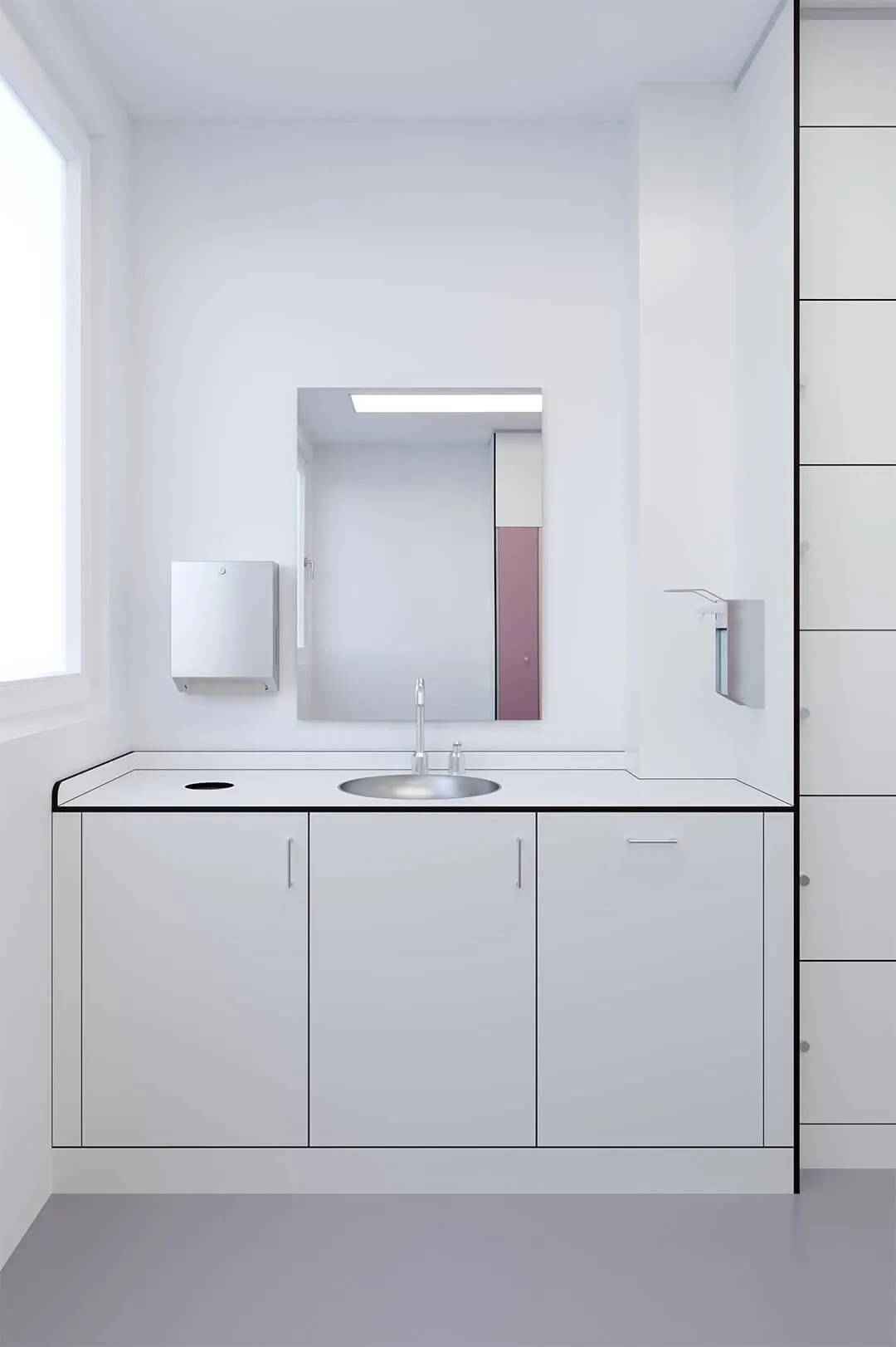 Staff airlocks. More than just a functional entrance and exit.