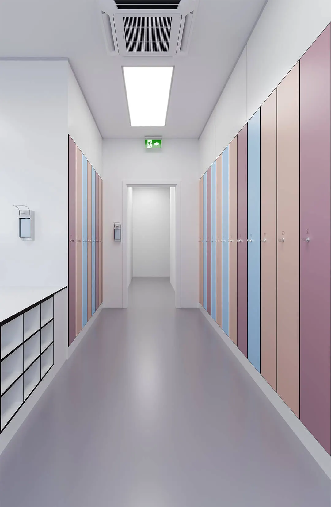 Staff changing rooms - Schäfer Einrichtungssysteme