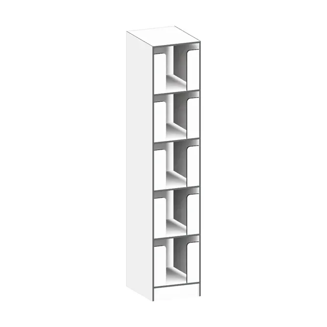 1-part removal cabinet 
for gowns and overalls