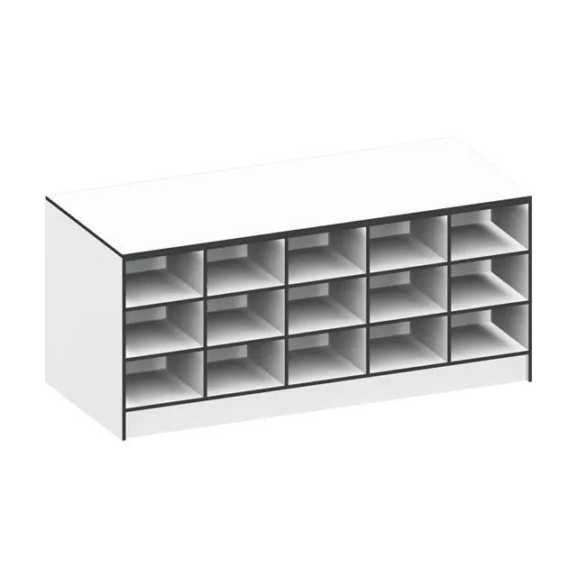 Sit-over double-sided bench